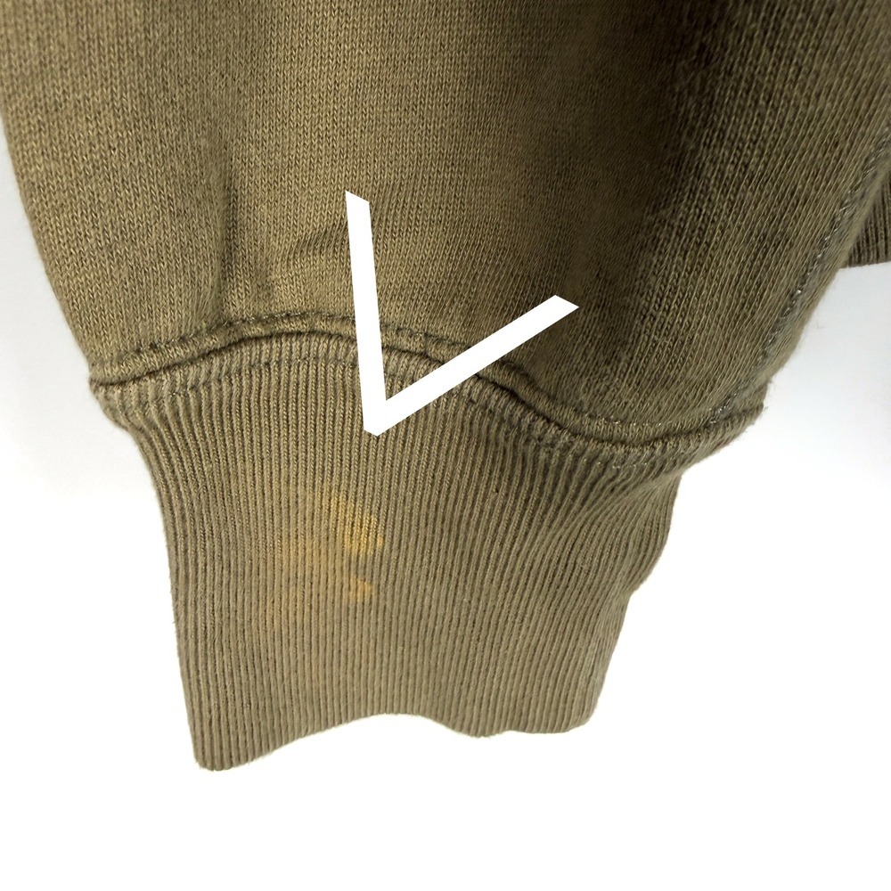 Isabel Marant Etoile Houston Sweatshirt Green Cream Logo Women Sz 44 FR / 12 US - Picture 10 of 10